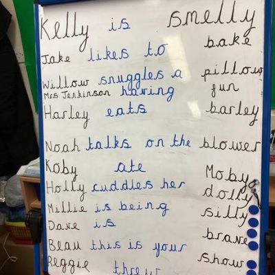 Birch class loved their workshop with Dave from “Word Guerilla”