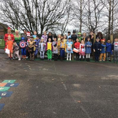 Birch class are loving celebrating World Book Day!