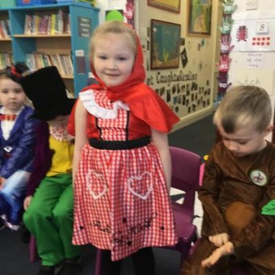 The Y1 children all looked fantastic today in their World Book Day costumes!