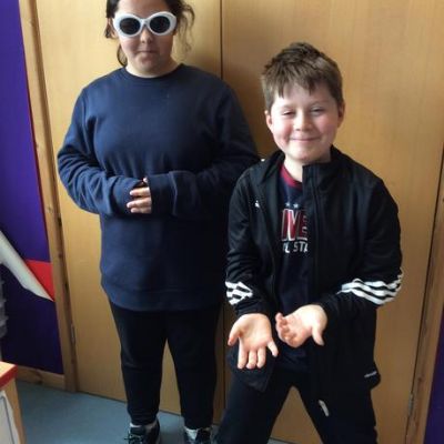 Oak Class celebrating Vocabulary Day!