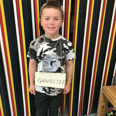 Elm class celebrating vocabulary day!