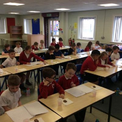 YEAR 3 WRITERS READ TO THEIR YEAR 4 CLASSMATES