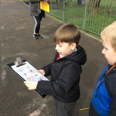 Ash Class went on a Spring Hunt.