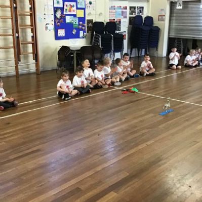 Blossom Class competing in the Christmas Games