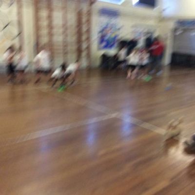 Ash Class had fun taking part in Christmas multi skills games