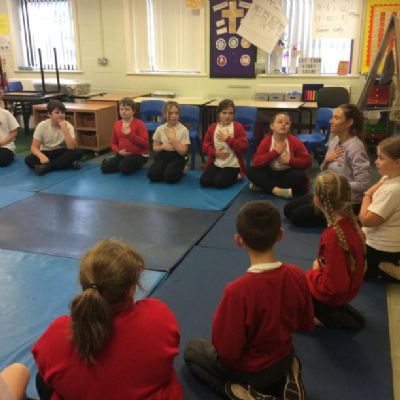 Beech class had a great yoga session, which helped us to develop our breathing techniques and strategies for our own mindfulness and mental health.