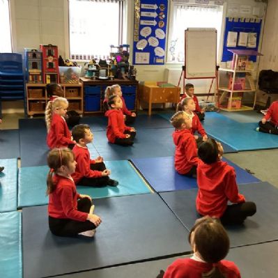 All children have taken part in another Yogi yoga session to help our mental health and well-being.