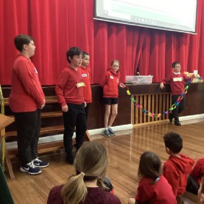 To start Anti-Bullying week, our Year 6 School Councillors presented a whole school assembly.