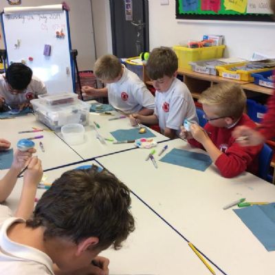 We used the big question ‘What does prayer mean to you?’ as the focus for each class visiting Elder today.