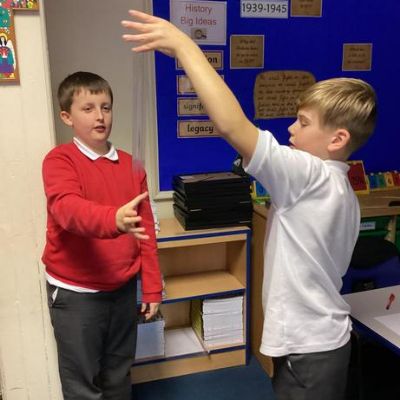 Beech class had a fun time carrying out a fair test into the question- 'What happens to our reaction time as we age?'