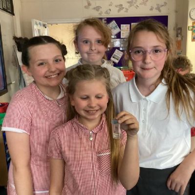 Beech class love their messy Science!