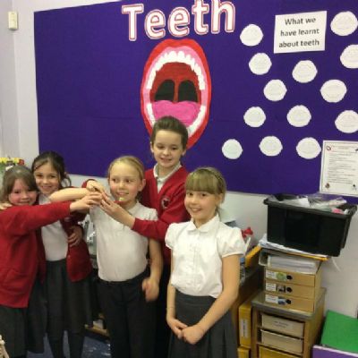 Class 8 have been making our own toothpaste! We had great fun!