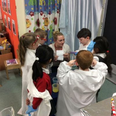 Today the science lab opened in Class 2!