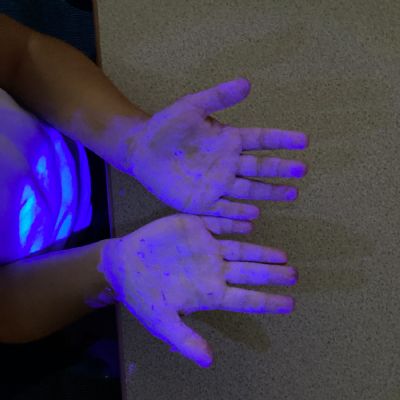 Hand washing experiment