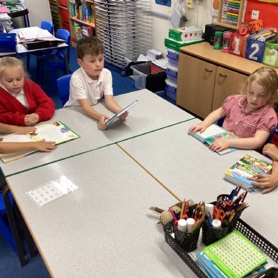 The children enjoyed looking at different Bibles and Bible stories.