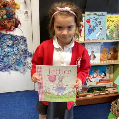 We brought in our favourite stories to share with our class.