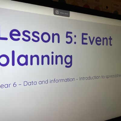 Party Planning - using a spreadsheet to plan a party and present the data as a graph