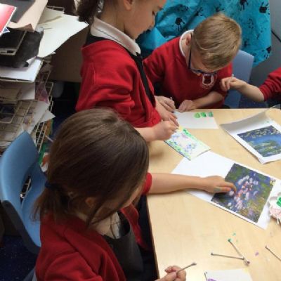 Ash Class looked at the work of Monet.