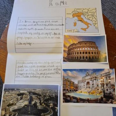 Beech class have been researching a European capital city of their choice and then have produced non-chronological reports about them.