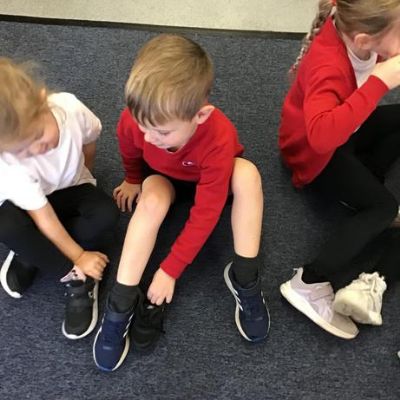 EYFS have been learning about growth and how to sequence changes throughout life.