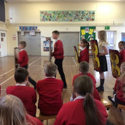 Marcus Aurelius, a Roman legionary, visited us today.